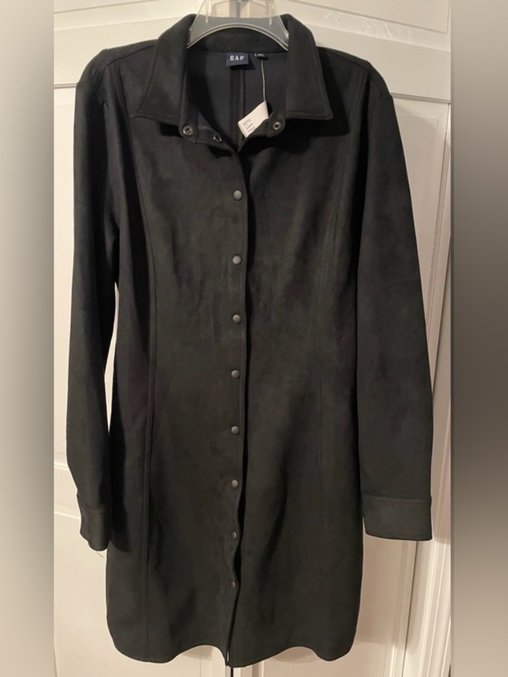 NWT Gap Faux Suede Mini Dress - Picture 2 of 8